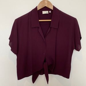 Wilfred Free The Tie Front Blouse